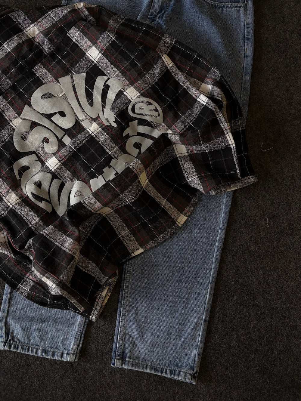 BAGGY CHEK SHIRT COMBO