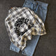 BAGGY CHEK SHIRT COMBO