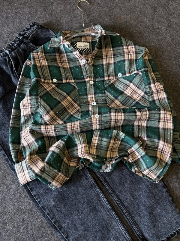BAGGY CHEK SHIRT COMBO