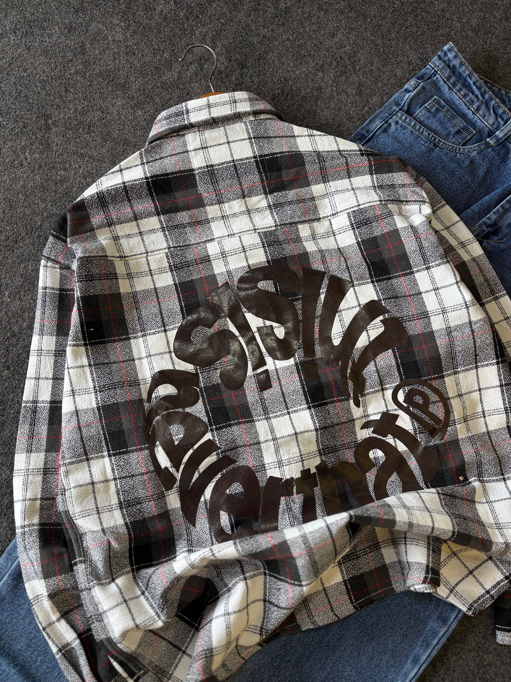 BAGGY CHEK SHIRT COMBO