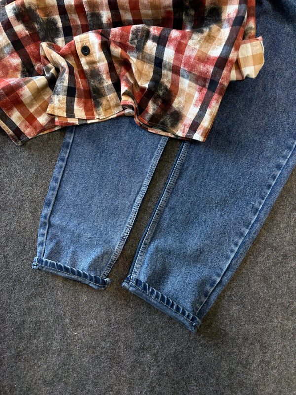 CHECK SHIRT OVERSIZED COMBO