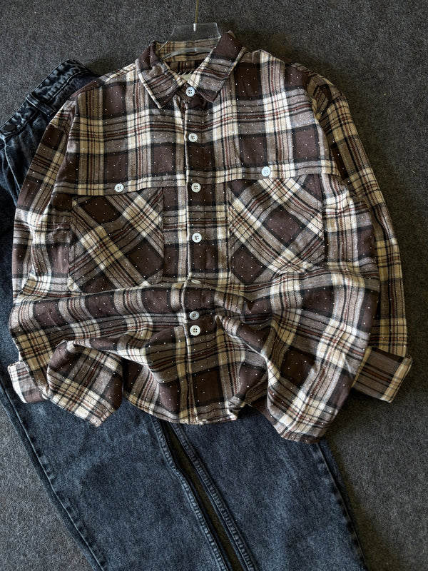 BAGGY CHEK SHIRT COMBO