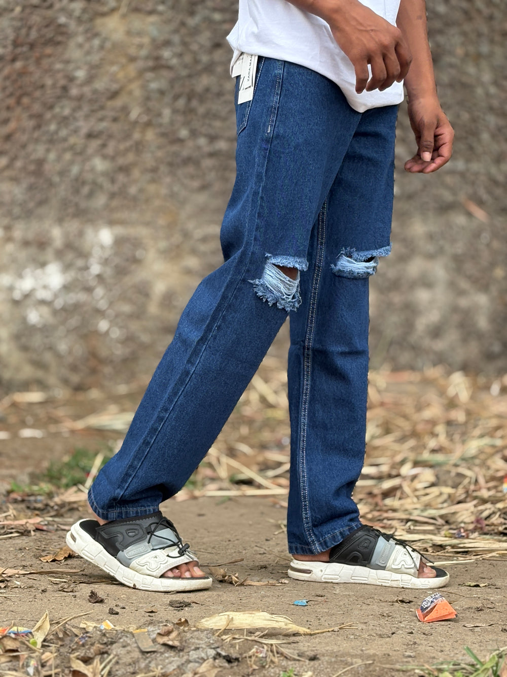 BAGGY JEANS NEE CUT