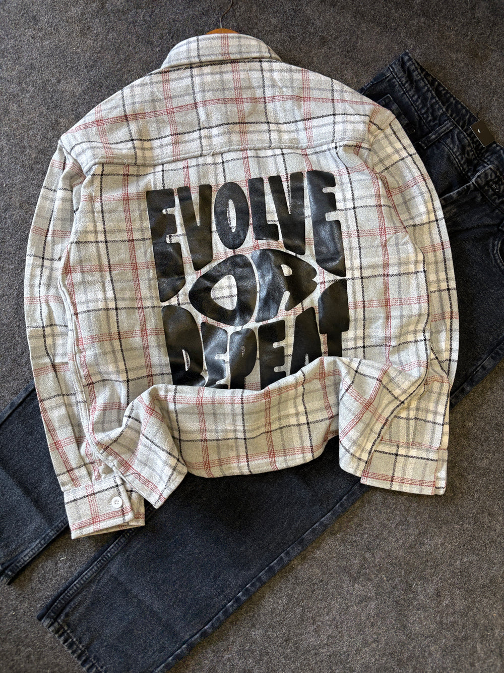 BAGGY CHEK SHIRT COMBO