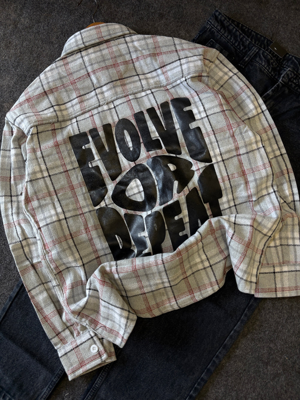 BAGGY CHEK SHIRT COMBO