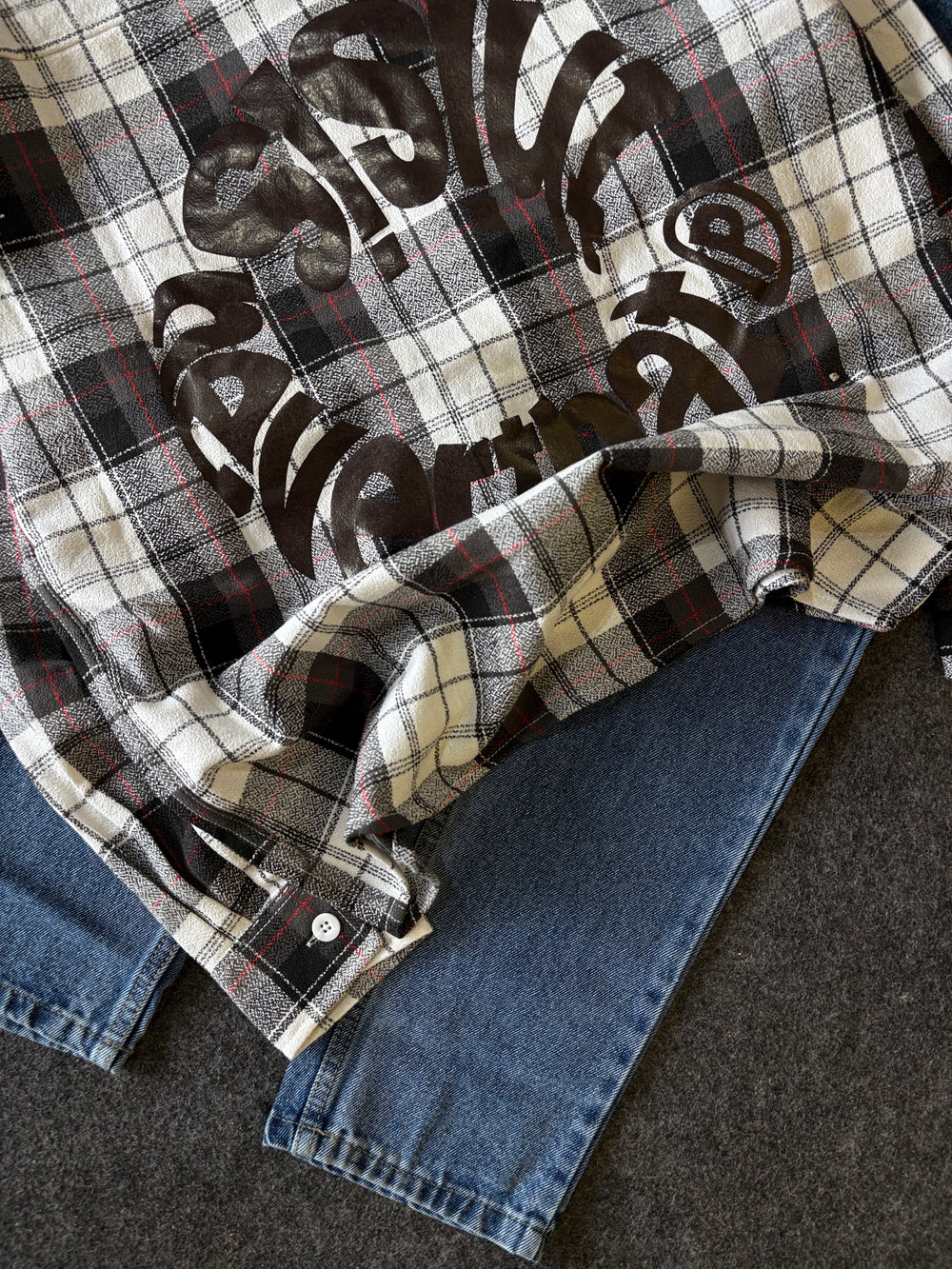 BAGGY CHEK SHIRT COMBO