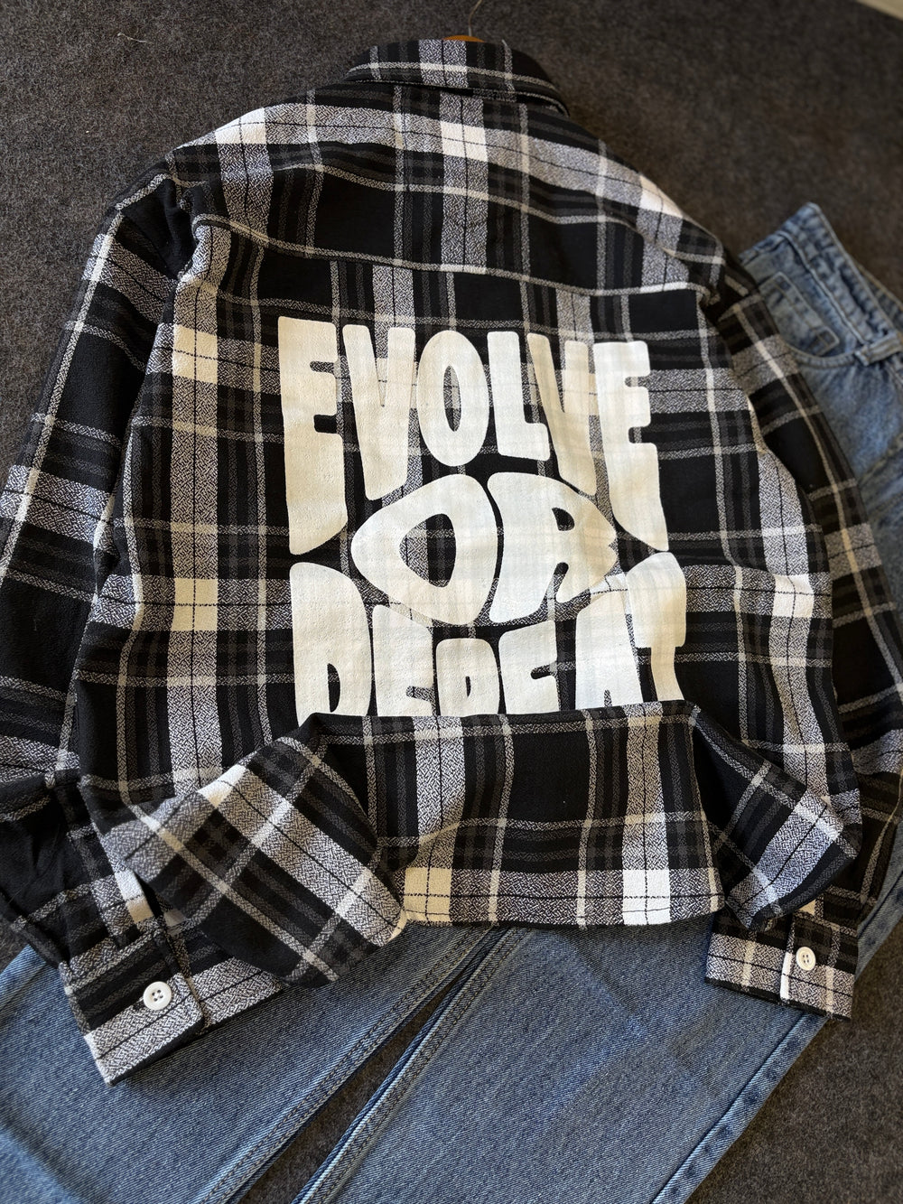 BAGGY CHEK SHIRT COMBO