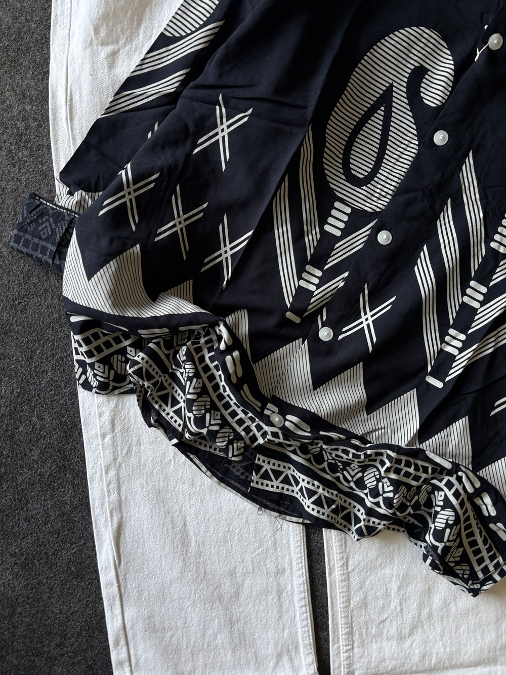 PRINTED BAGGY SHIRT COMBO