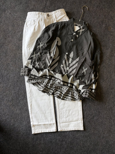 PRINTED BAGGY SHIRT COMBO