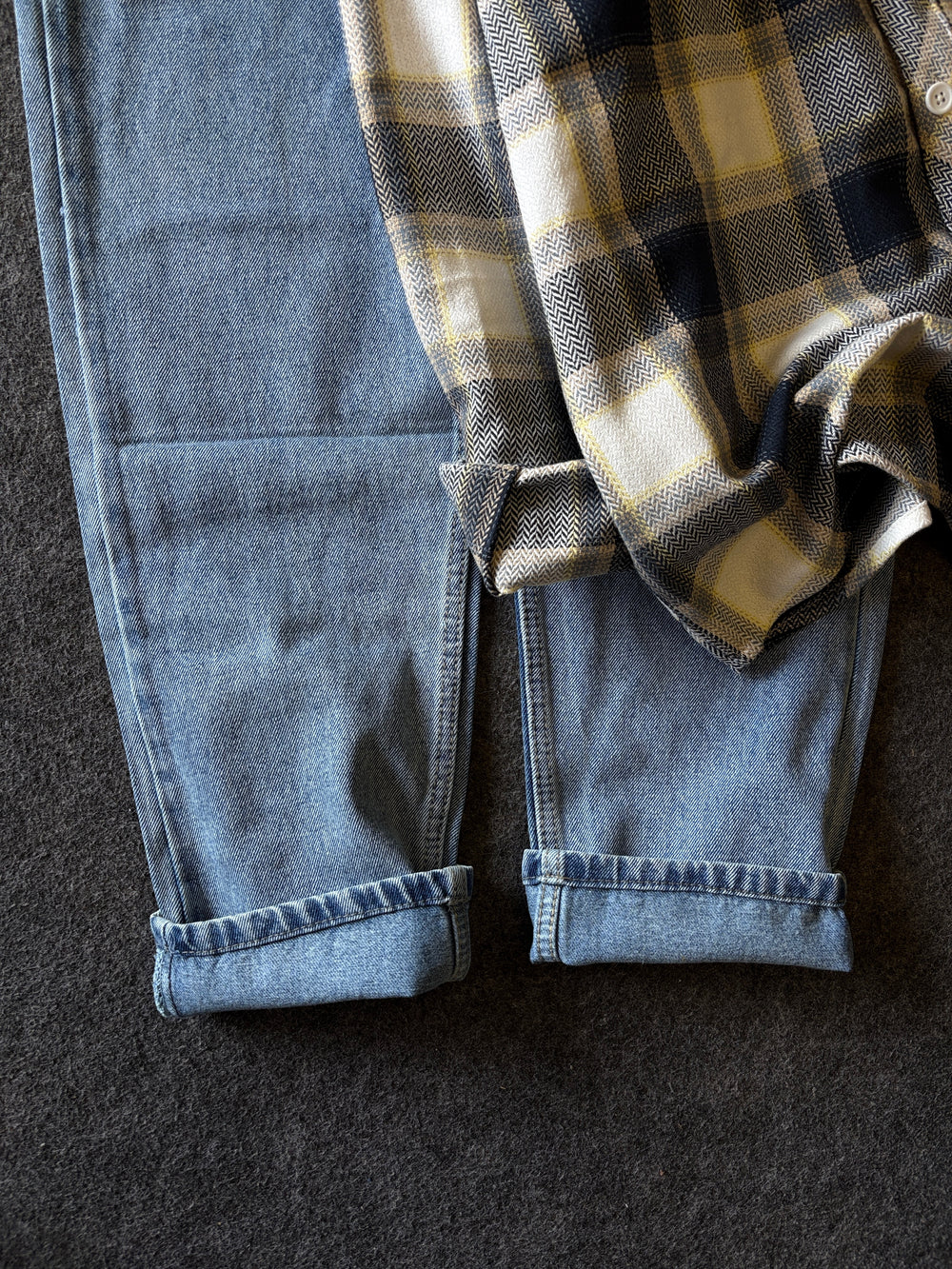 BAGGY CHECK SHIRT COMBO