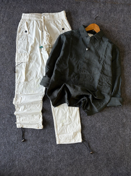 LINEN SHIRT COMBO