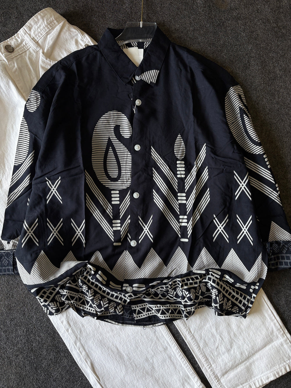 PRINTED BAGGY SHIRT COMBO