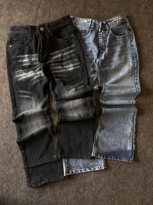 BOOTCUT WASH JEANS