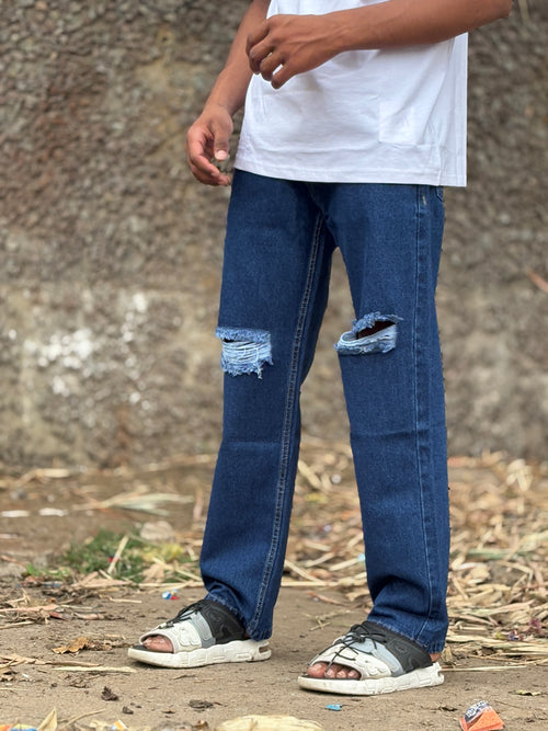 BAGGY JEANS NEE CUT